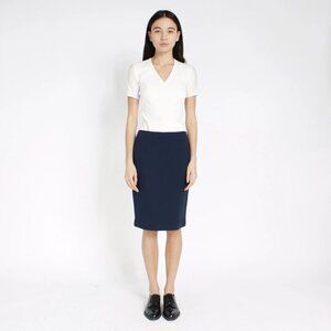Marie St. Pierre Louane Skirt - DEEP BLUE (CANADIAN MADE)